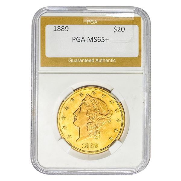 1889 $20 Gold Double Eagle PGA MS65+