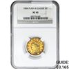 Image 1 : 1834 $5 Gold Half Eagle NGC XF45 Plain 4 classic