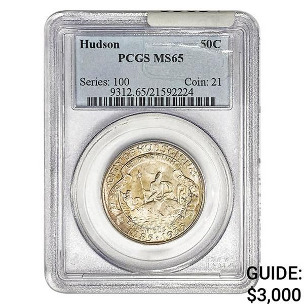 1935 Hudson Half Dollar PCGS MS65