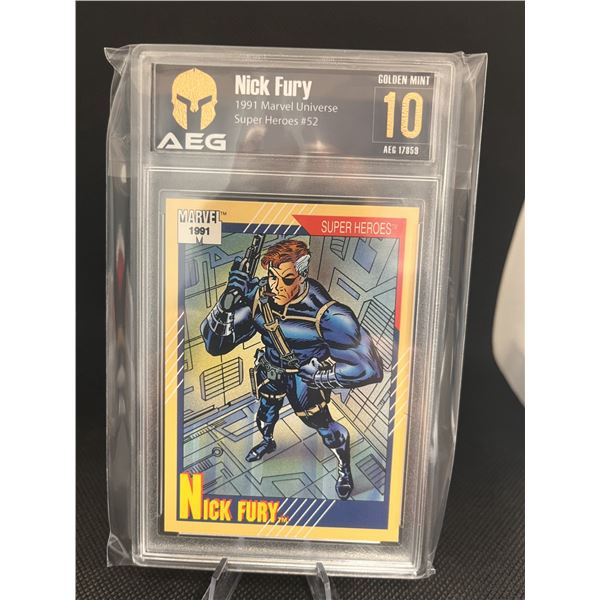 Graded Nick Fury - 1991 Graded 10