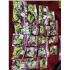 Image 2 : 23 PACKS OF LIME GREEN AND BLACK RUBBER WORM BAIT