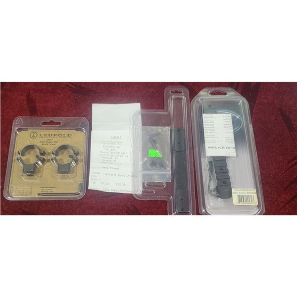 PICATINNI BASE FOR REMINGTON 700, LEUPOLD  49904 RINGS, AND BASE FOR WARME XP HOWA SAO