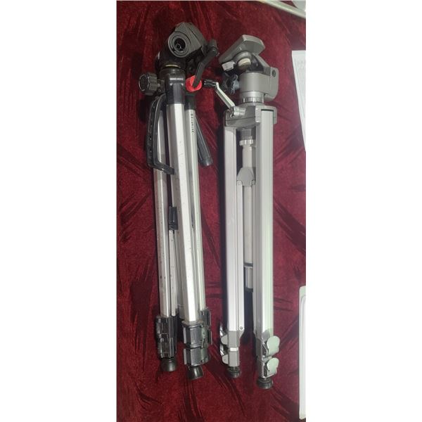 TWO 1/4" TRIPODS FOR SPOTTING SCOPES