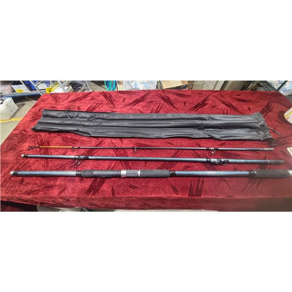 NEW SVEN SAN PEDRO 6M  3 PIECE SURF CASTER ROD WITH ONE FLIP UP EYE THAT FLIPS UP WHEN FISH IS ON