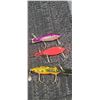 Image 1 : THREE VINTAGE LURES