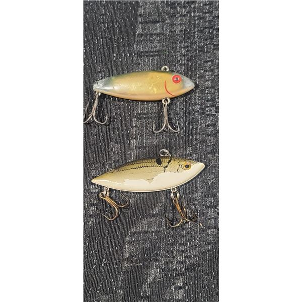 TWO PLASTIC MINNOW