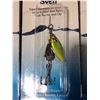 Image 1 : TEN GREEN/YELLOW SILVER TREBLE HOOK SPINNER LURES