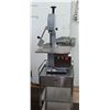 Image 1 : NEW JG 210C TABLE TOP BAND MEAT SAW C/W 850 W MOTOR, 10 INCH NECK UNIT STILL IN CRATE