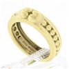 Image 9 : Judith Ripka 18k Yellow Gold Dual Heart Moi et Toi Eternity Beaded Band Ring