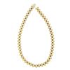 Image 5 : Vintage 14K Gold 21 ctw GIA Burma Ruby & Diamond Figure 8 Link Statement Necklac