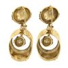 Image 5 : Vintage Victorian Revival 14k Gold Wire & Bead Open Work Drop Dangle Earrings