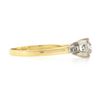 Image 5 : Antique Edwardian 14k TT Gold 0.43 ctw European Diamond w/ Accents Engagement Ri