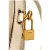 Image 5 : Gucci White Leather Lock Shoulder Bag