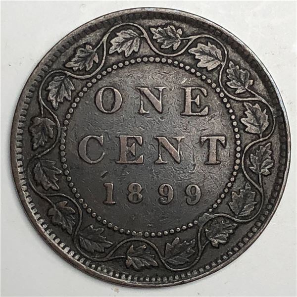 Canadian Large Cent 1899 EF++