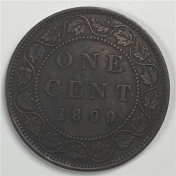 Canadian Large Cent 1899 VF++