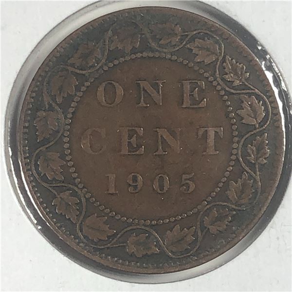 Canadian Large Cent 1905 VF