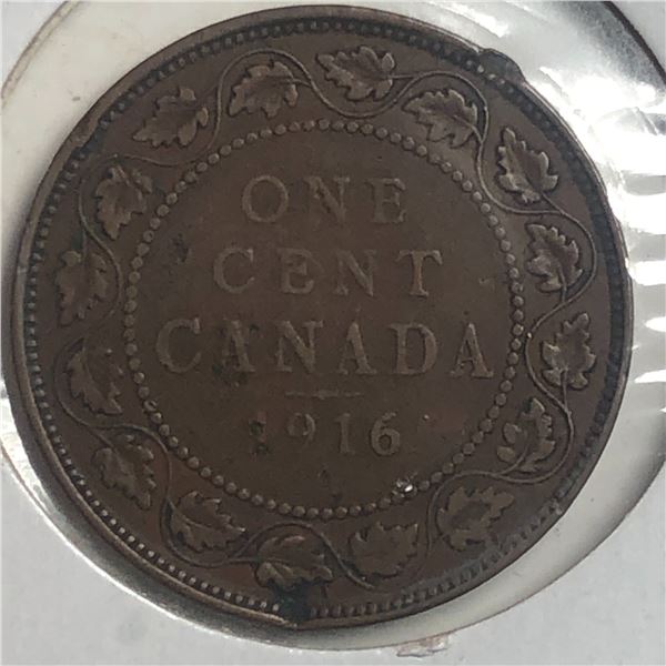 Canadian Large Cent 1916