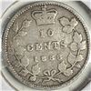 Image 1 : Canadian .10 Cent Dime 1888