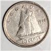 Image 1 : Canadian .10 Cent Dime 1948