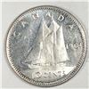 Image 1 : Canadian .10 Cent Dime 1964
