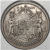 Image 1 : 1949 King George VI 50 Cents Hoof Over 9
