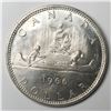 Image 1 : 1966 Queen Elizabeth II Canadian Silver Dollar UNC