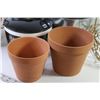 Image 2 : (2) Metal Pails - (2) Wire Baskets - Treacher's Scotch Whisky Ice Bucket - Plant Pots - Wooden Baske