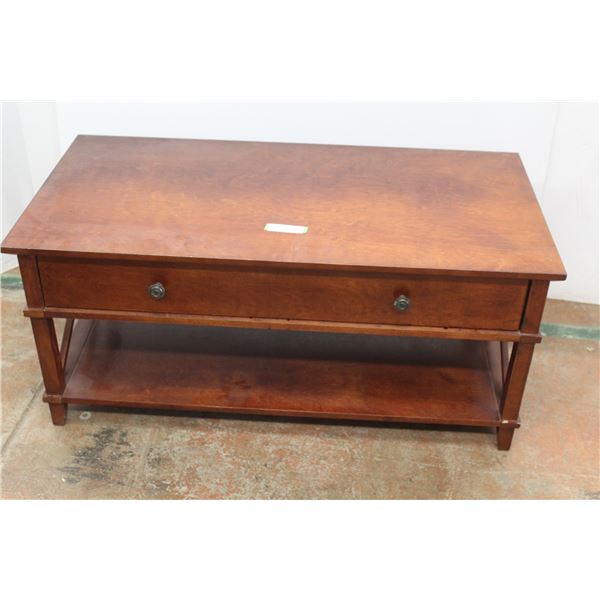 *Coffee Table w/Drawer (40"w x 20"d x 18 14"h)