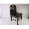 Image 2 : Vintage Wooden Small Children's Chair-11" high to seat- 21" overall