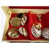 Image 3 : Small Jewelry Box (with key) and assorted costume jewelry