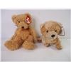 Image 2 : (2) TY Beanie Babies-Scampy the Dog and Huntley the Bear