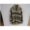 Image 1 : *Vintage Hand Knit Cowichan Zip Up Sweater- fits like a Large