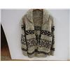 Image 2 : *Vintage Hand Knit Cowichan Zip Up Sweater- fits like a Large