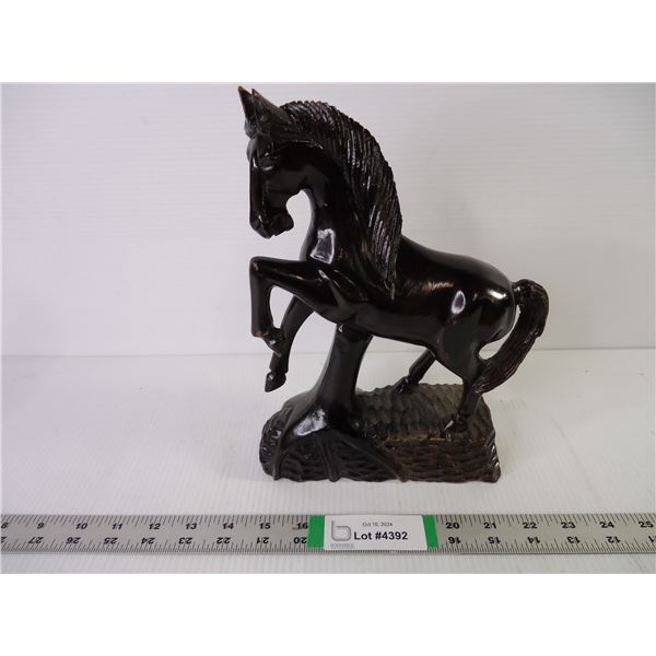 Vintage Mahogany Wooden Horse