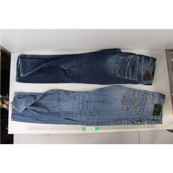 (2) Pairs of Silver Jeans Around Size 30 - 31