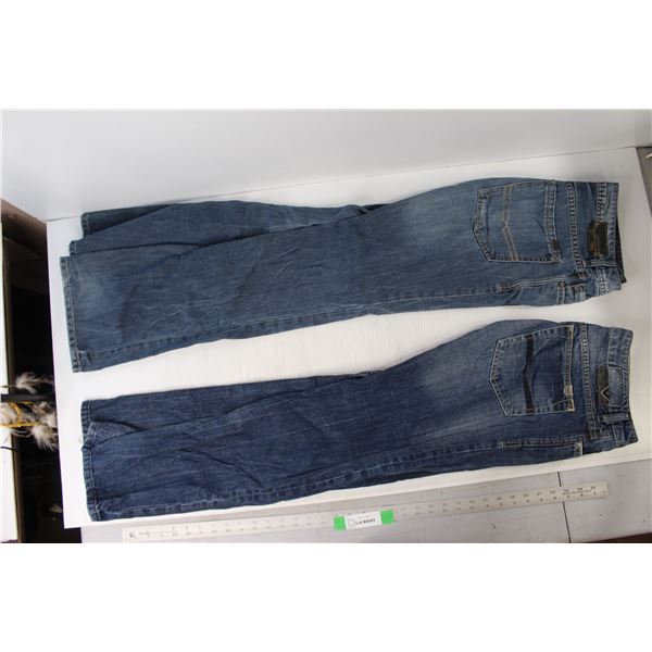 (2) Pairs Of Buffalo Jeans Around Size 30 - 31