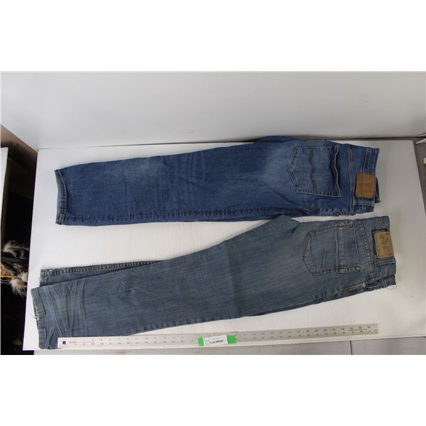 Pair of American Eagle Jeans, Pair Of West Forty Nine Jeans - Both Around Size 30 - 31