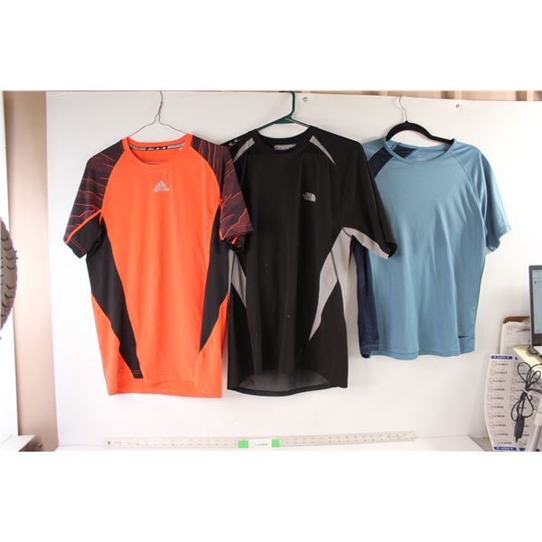 (3) Size Medium Workout Shirts