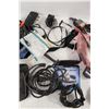 Image 3 : Assorted Cables and Chargers and Electronics - SVGA, Ethernet, Phone, Aux, TV