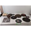 Image 1 : Assorted Circular Saw Blades and grinding Discs, 5" 24 Grit Steel Sanding Discs
