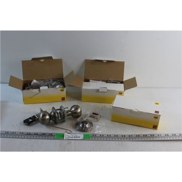 (4) Yale Door Knob Sets