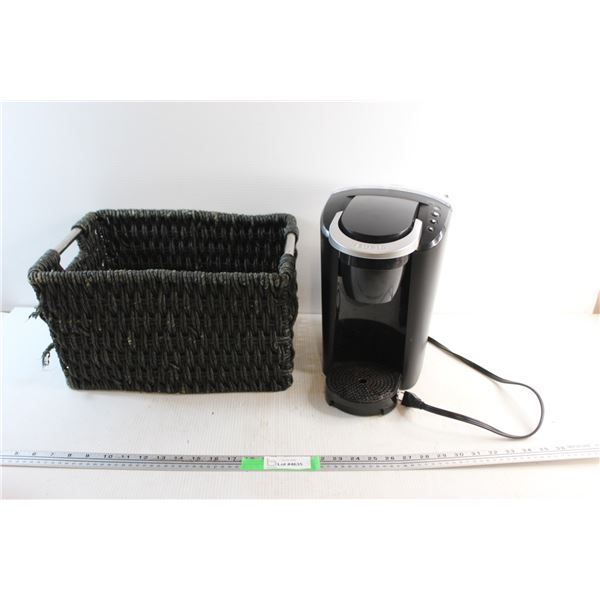 Keurig Coffee Machine - Tested and Basket