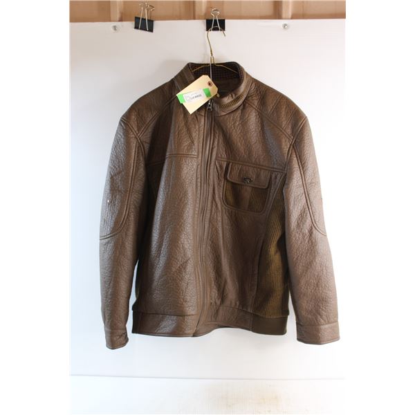 Kuaile Dao Faux Leather Jacket - Size XXL