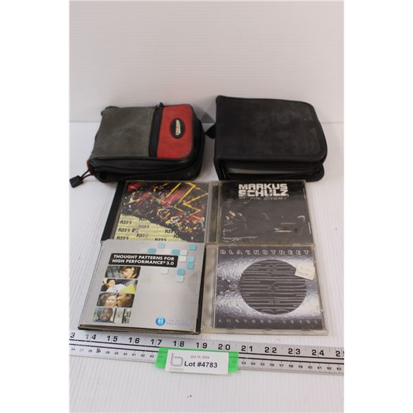 (4) CDS: Kiss, Blackstreet, Markus Schulz, Thought Patterns, (2) Cd Cases - Assorted Discs