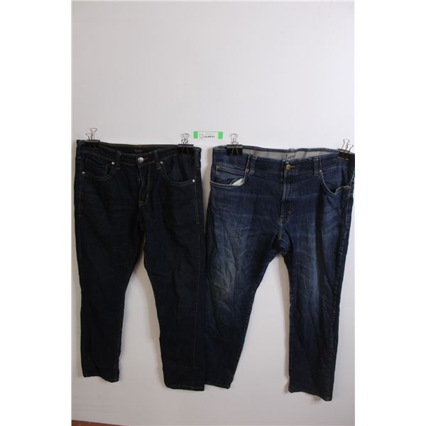 (2) Jeans: Ethanol (Size 32) & Lee (Size 34)