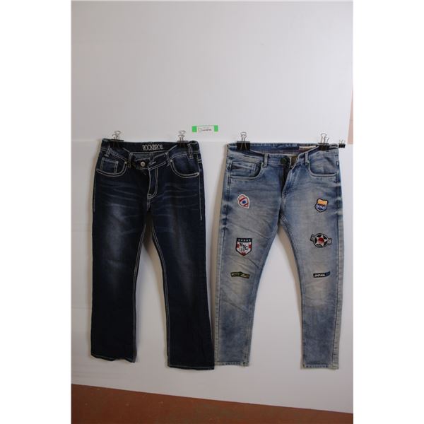 (2) Jeans: Rock & Roll, Ghazi - Size 32