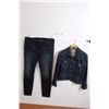 Image 1 : Women's Guess Jeans (Size 32) & Levi's Jean Jacket (Size XL)