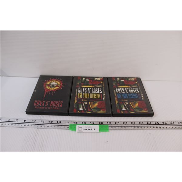 (3) Guns 'n' Roses - DVDS