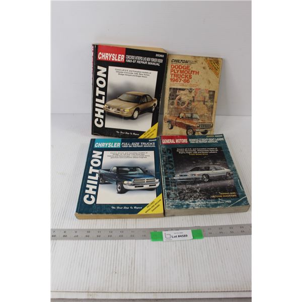 (4) Car Repair Manuals - Chrysler, General Motors, Dodge