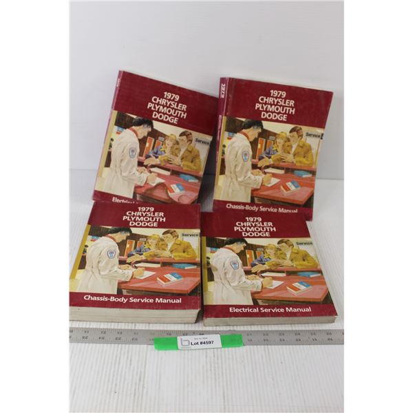 (4) 1979 Chrysler Plymouth Dodge Car Manual